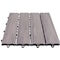 Emsco Group Interlocking Wood Floor Tiles, 12in x 12in Paver, Grey Wood, 12PK 2113-1 - alternate 1